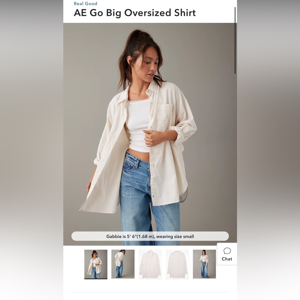 NWT American Eagle Button Up Shirt